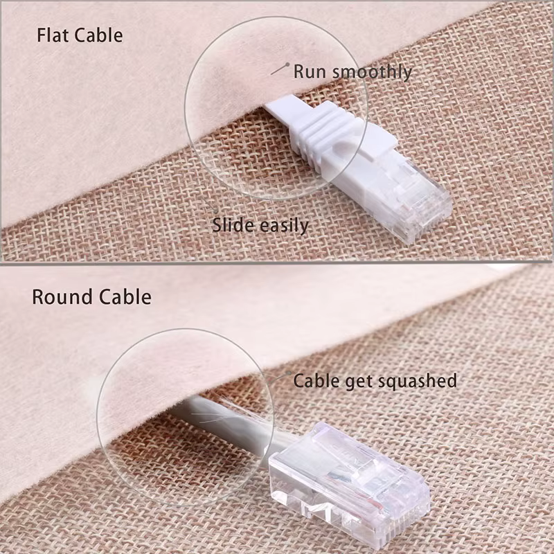 Conectores RJ45 chapados en oro