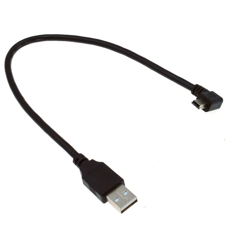 Cable Datos USB 2.0 Mini USB Tipo B 5 Pines 90º - imagen 4