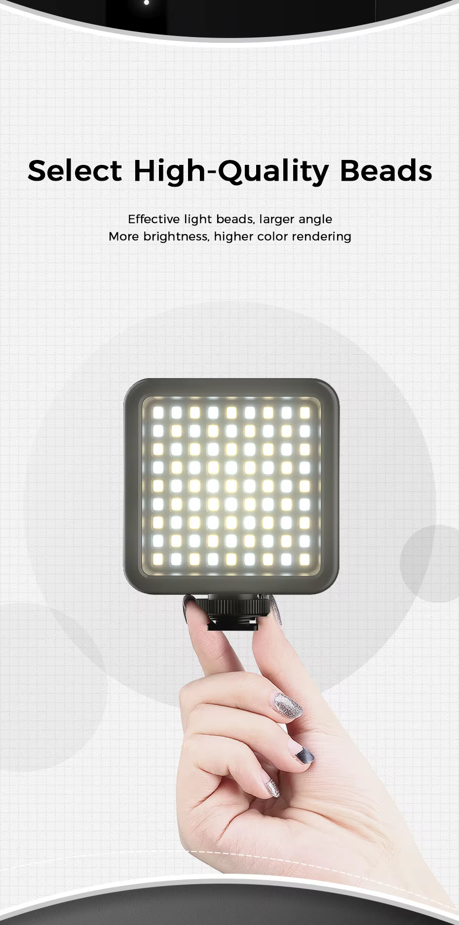 Comparativa de iluminación con y sin difusor