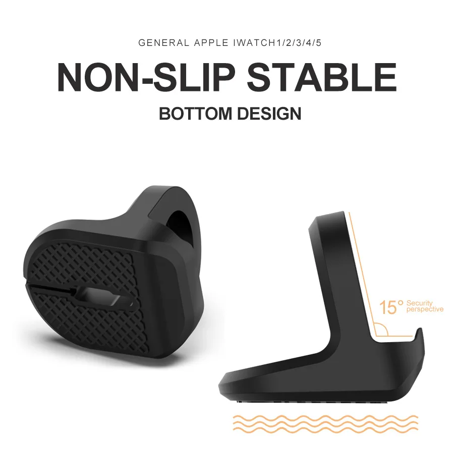 Vista lateral del soporte con espacio para cables