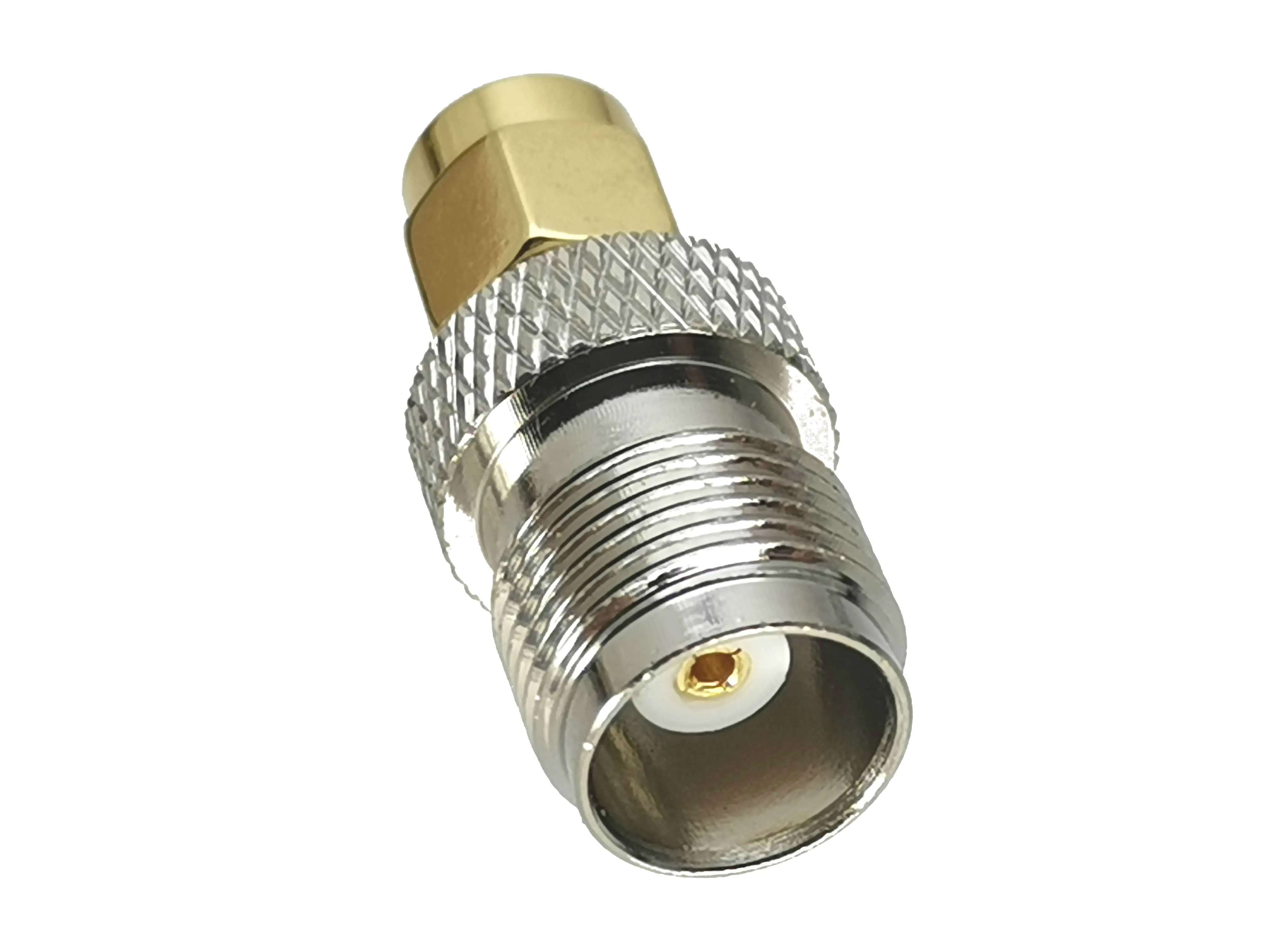 Adaptador SMA macho a TNC hembra detalle rosca