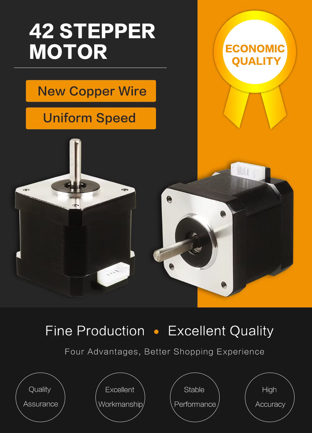 Motor con cableado conexiones