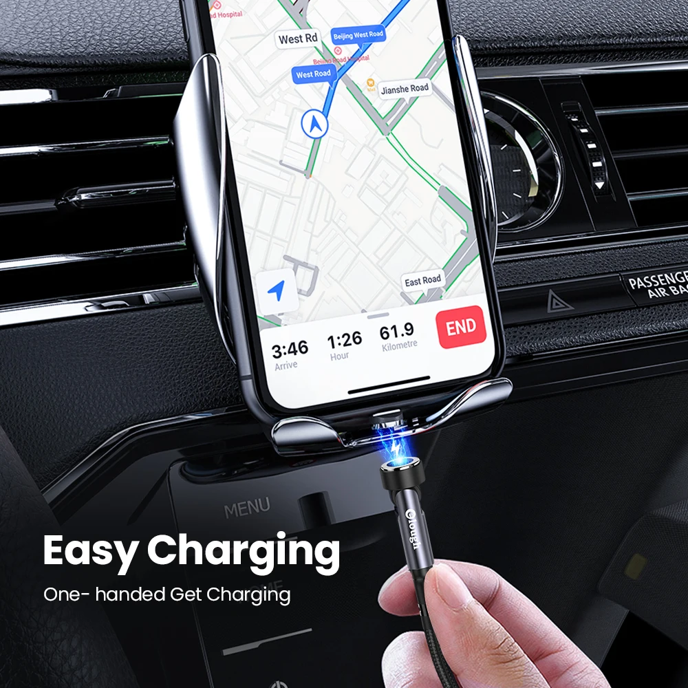 Cable magnético Elough USB‑C Micro USB para teléfonos carga datos