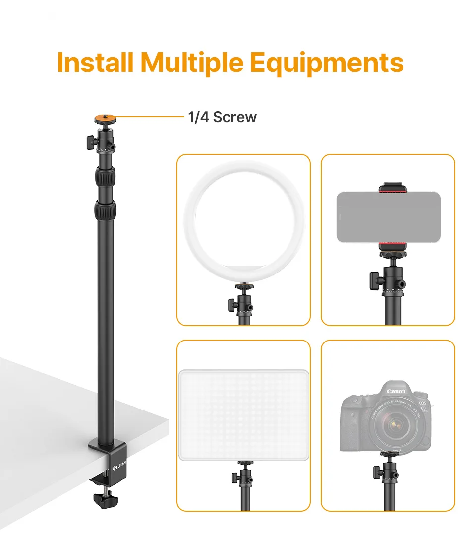 Detalle de las patas extensibles del trípode