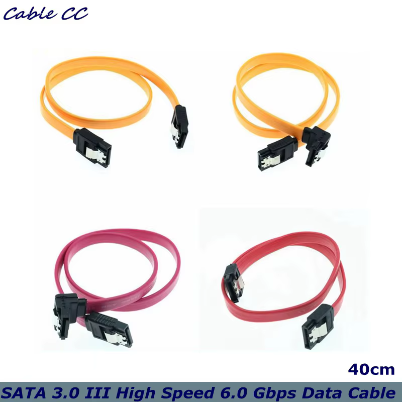 Cable SATA III conectado a disco SSD
