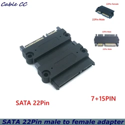 Adaptador SATA 22 pines Macho – cable 7+15 de alimentación