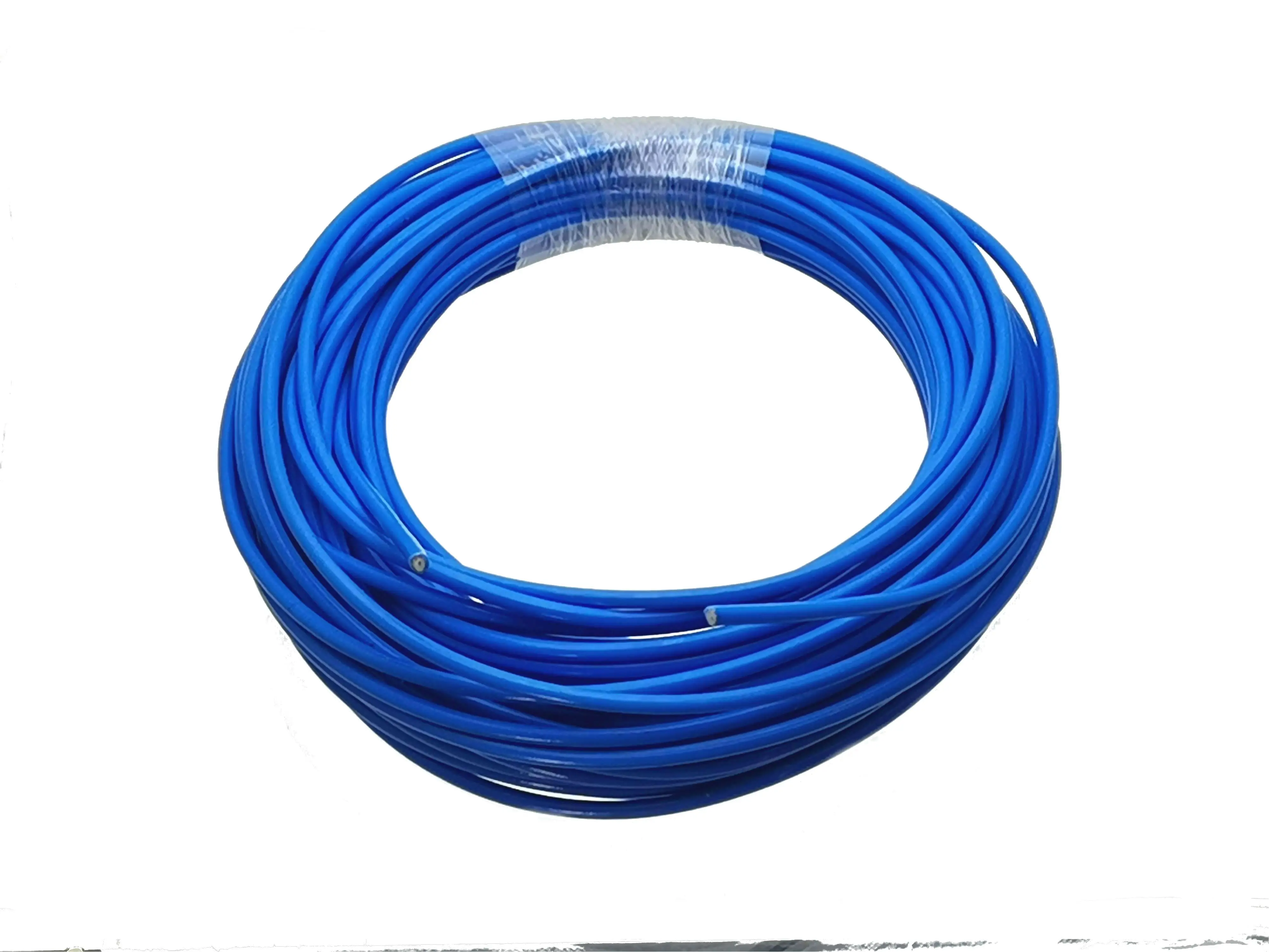 Cable coaxial RG402 con conectores RF y chaqueta azul