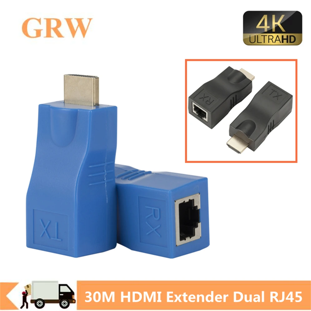 Extensor HDMI GRWIBEOU con puerto RJ45