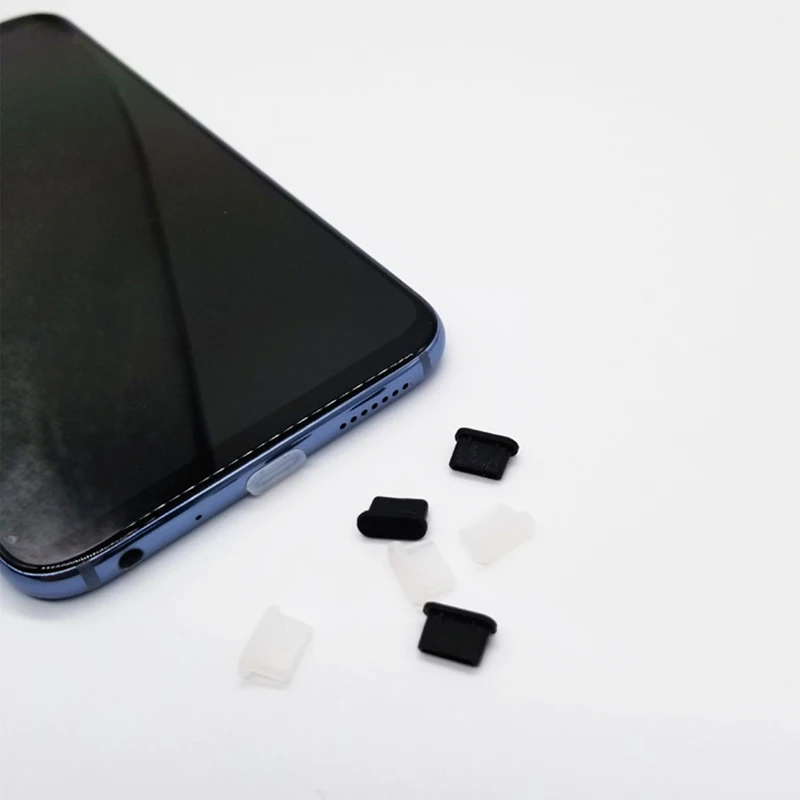 Detalle de los protectores de silicona