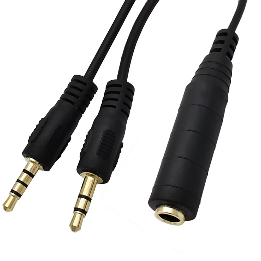 Cable estéreo compactado de 0,25m
