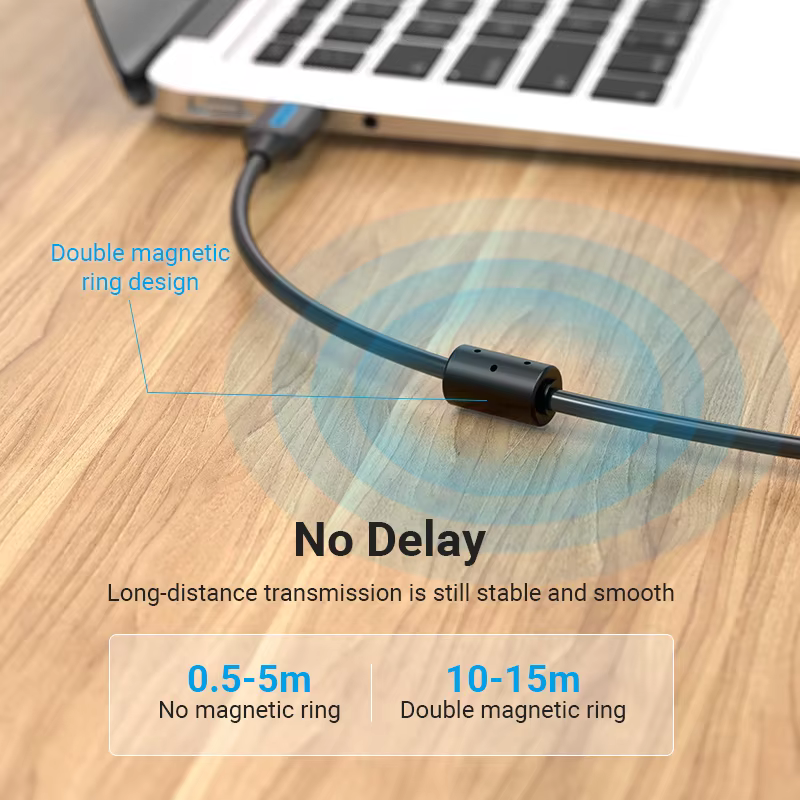 Vention Cable USB 2.0 Impresora Compatible HP Canon Epson - imagen 5