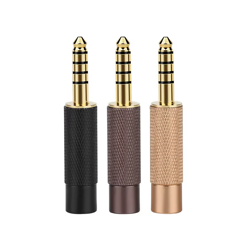 Vista frontal del conector jack 4,4mm