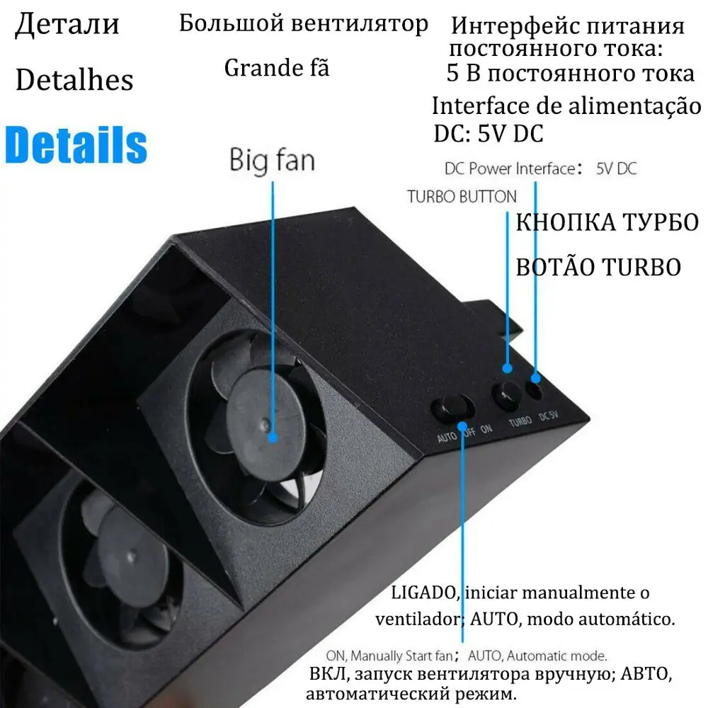 Soporte Base Sony PS4 / PS4 Pro Delgado con Ventilación - imagen 2