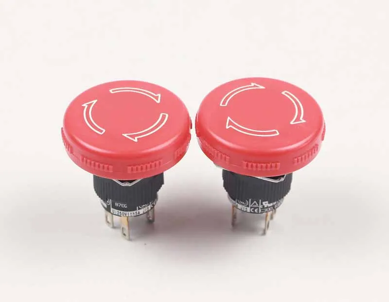 Botón Parada Emergencia Fuji AH165-V – Interruptor Eléctrico Industrial - imagen 5