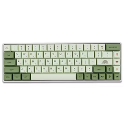 Teclas PBT Matcha Perfil XDA Teclado Mecánico Español Japonés