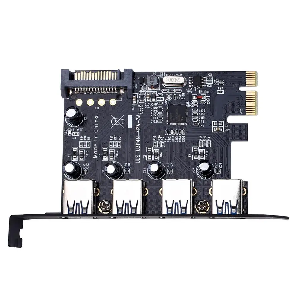 Tarjeta PCIe USB 3.0 4 Puertos – Ampliación para PC - imagen 4