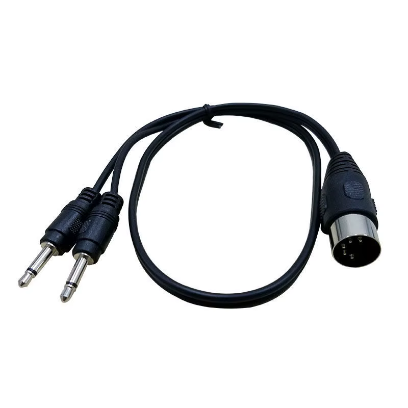 Cable DIN 5 pines a jack 3.5mm