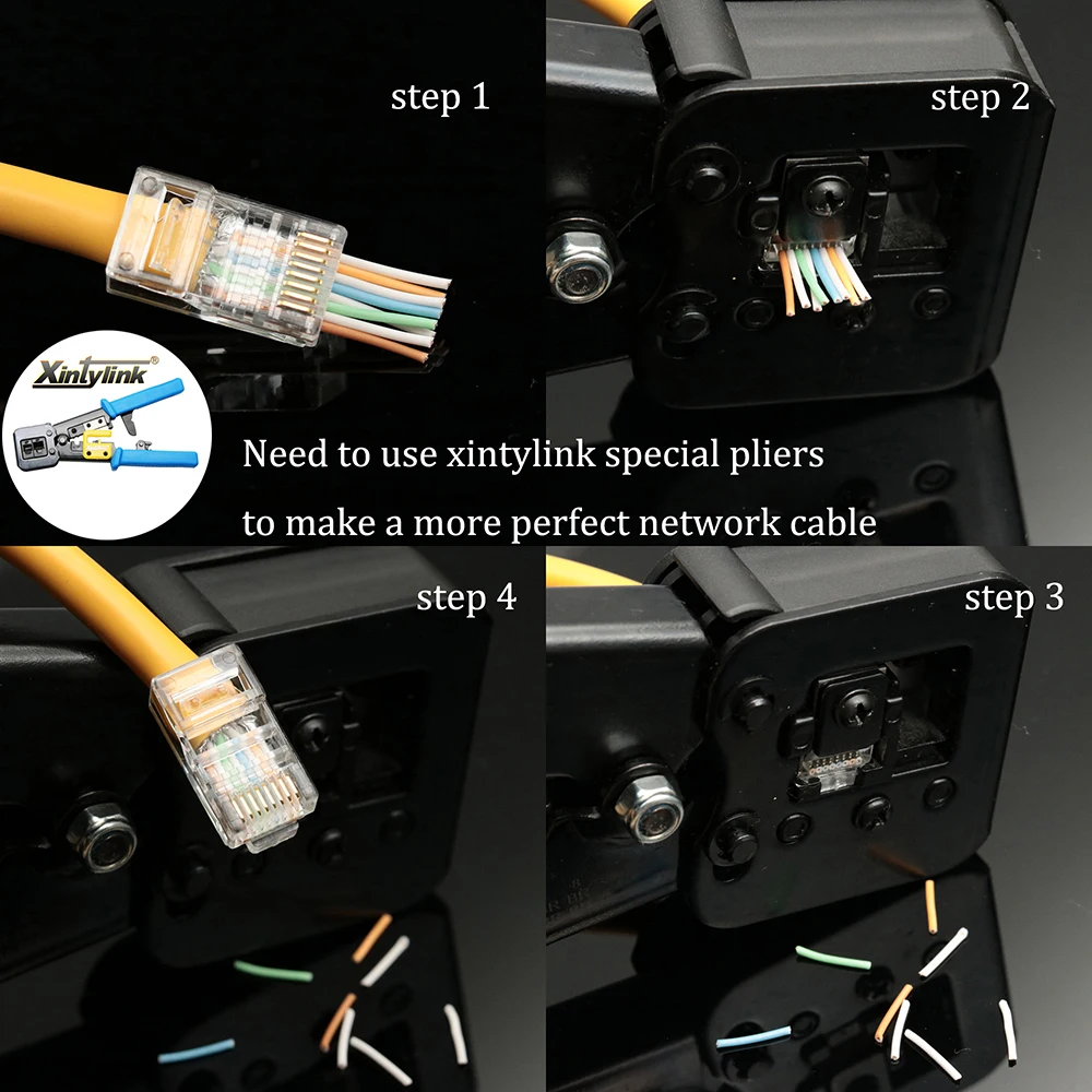 Xintylink RJ45 Cat6 UTP 8P8C - Conector para Ethernet - imagen 5
