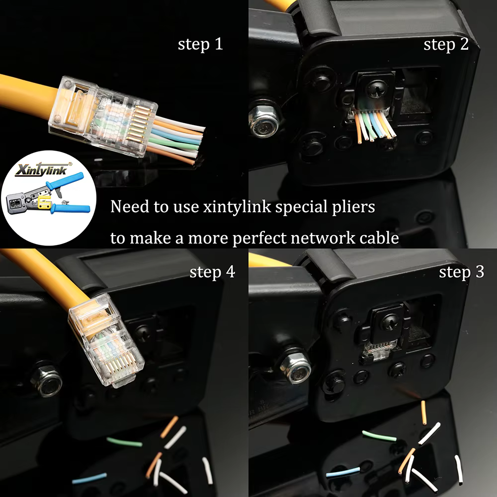 Xintylink RJ45 Cat6 UTP 8P8C - Conector para Ethernet - imagen 5