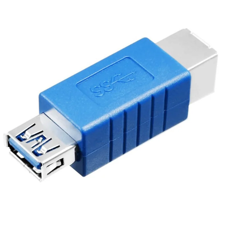 Escáner conectado con adaptador