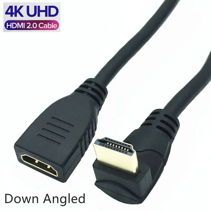 Conector hembra HDMI listo para panel con tornillos