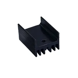 Disipador Térmico TO220 - Aluminum Negro para MOS 7805