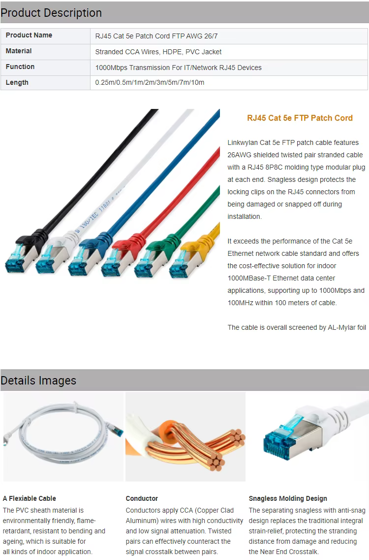 Longitudes disponibles y uso en racks