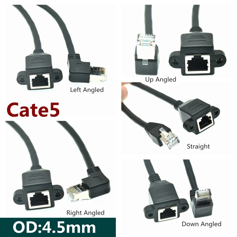 Cable Ethernet Cat 6e RJ45 Macho-Hembra para Panel de Parcheo - imagen 4