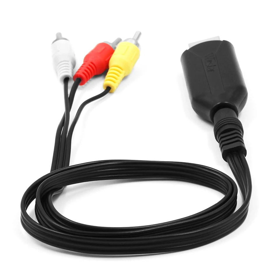 Conversor wiistar HDMI a RCA en uso