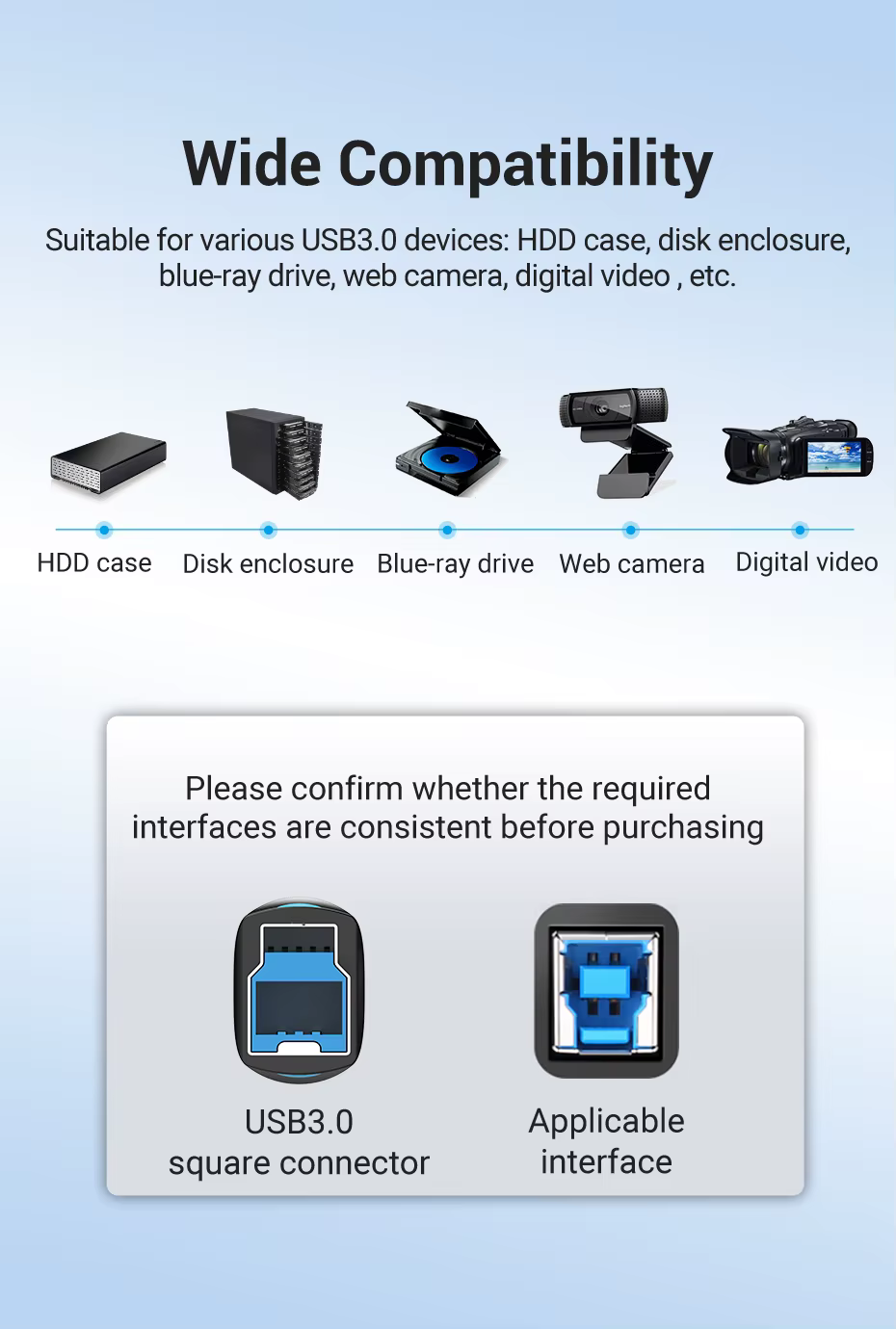 Ejemplos de uso: caja de disco y unidad Blu‑ray