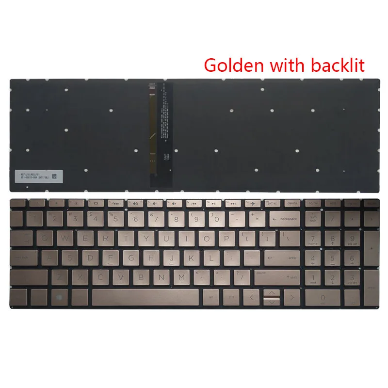 Teclado HP - vista frontal