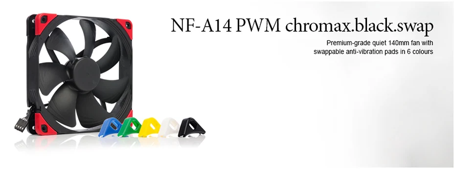 Noctua NF-A14 Chromax detalle