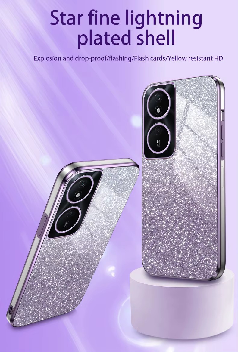 Funda Honor X7b con brillo degradado