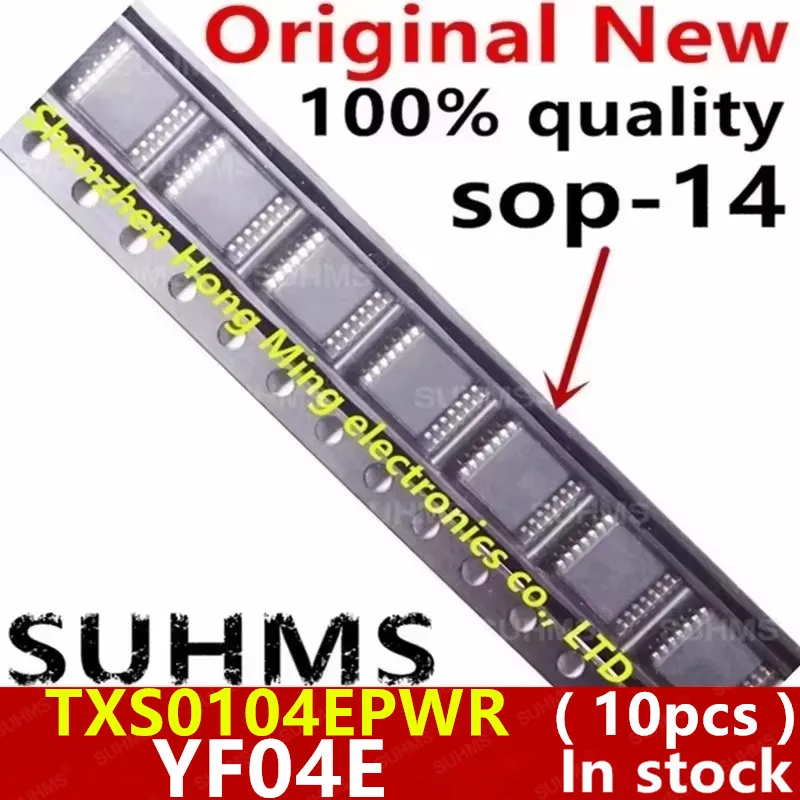 Chip TXS0104 en formato TSSOP-14
