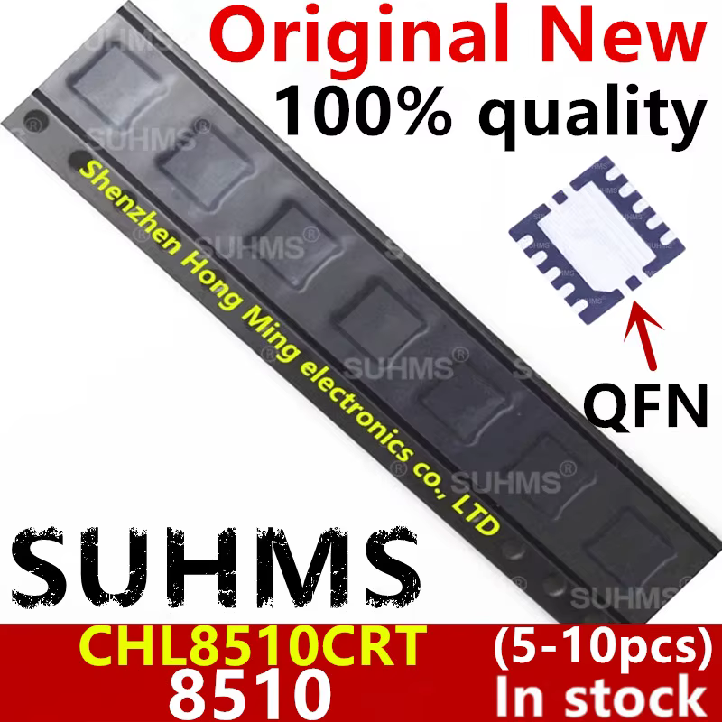 Conjunto de chips CHL8510CRT vista frontal