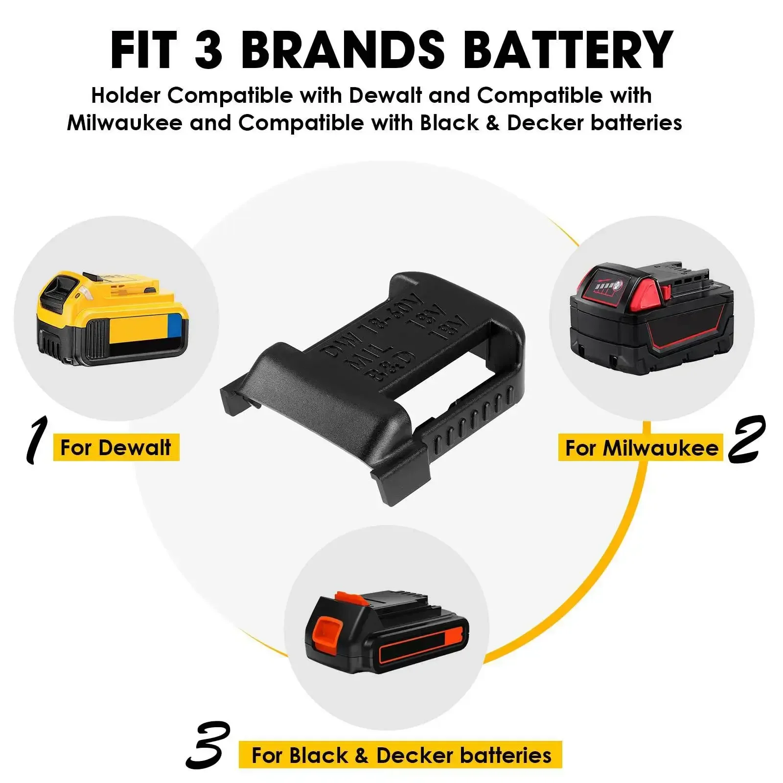 Soporte Batería 18V Makita/Bosch para Cinturón - imagen 5