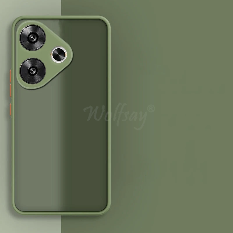 Funda con acabado transparente mate