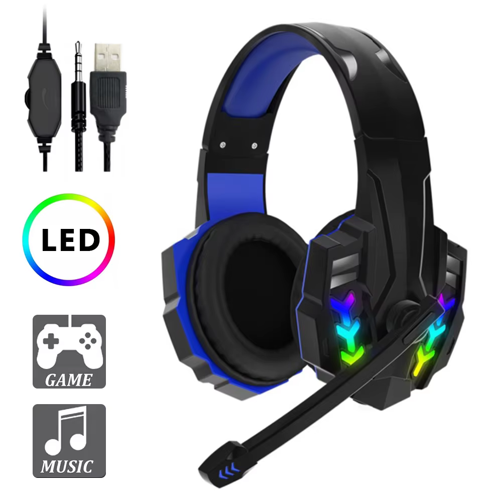 Auriculares Gaming USB con Micrófono y Cancelación de Ruido - imagen 3
