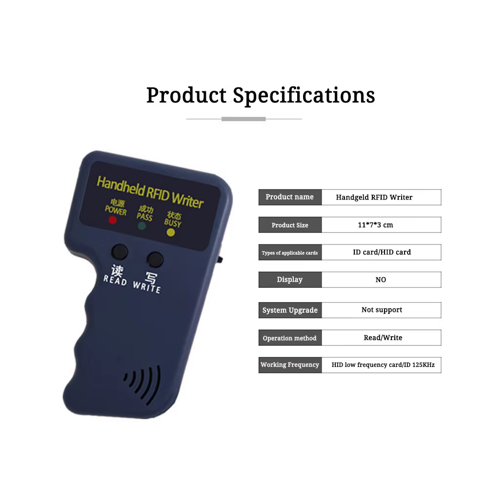 Flipper Zero Lector RFID EM4100 T5577 – Duplicador Programador 125KHz - imagen 5