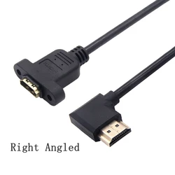 Cable HDMI Extensor Ángulo Recto Macho-Hembra Panel – Conexión Firme