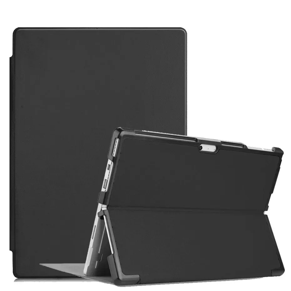 Microsoft Surface Pro 7 Funda PU Cuero con Soporte Antigolpes - imagen 2