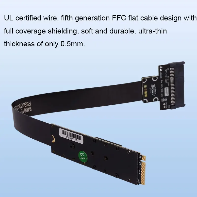 ADT F47SF Adaptador M.2 NVMe a U.2/U.3/E1.S – PCIe 5.0 X4 - imagen 3