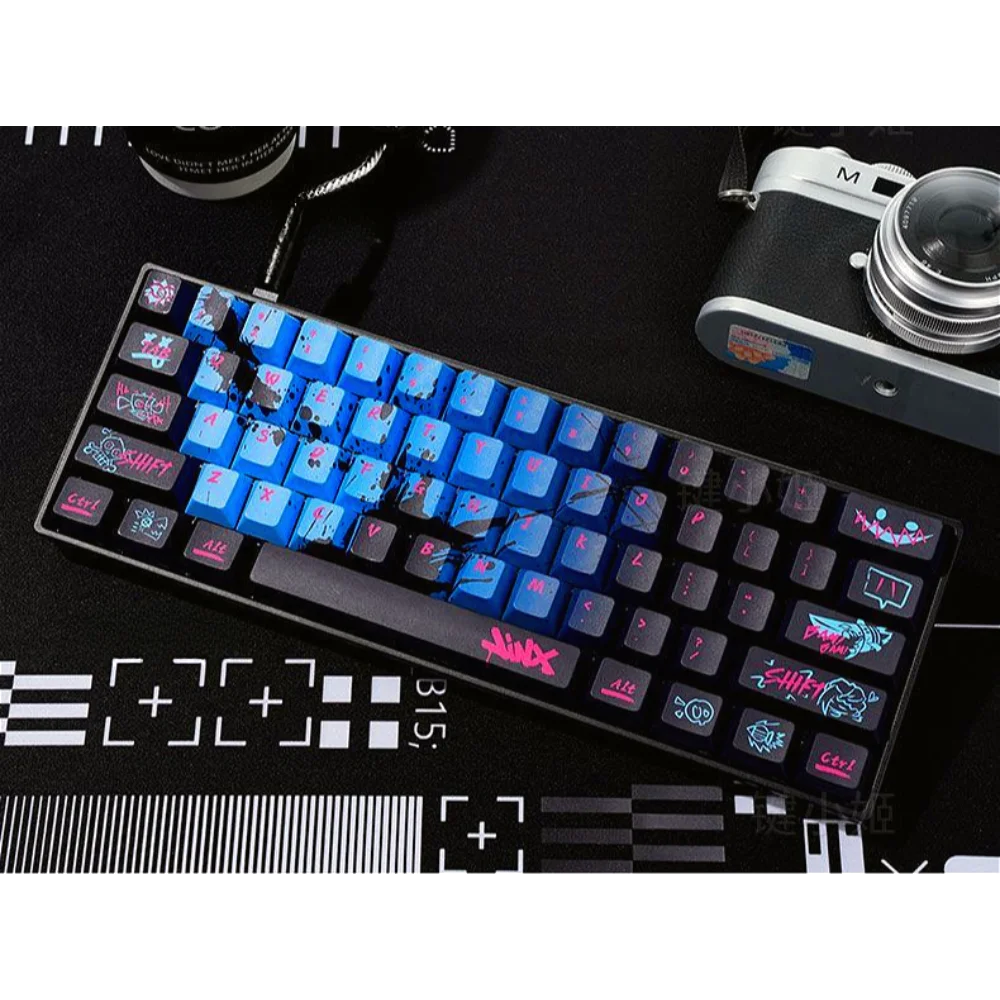 Jinx Teclas PBT para Teclados Mecánicos Perfil Interruptores MX
