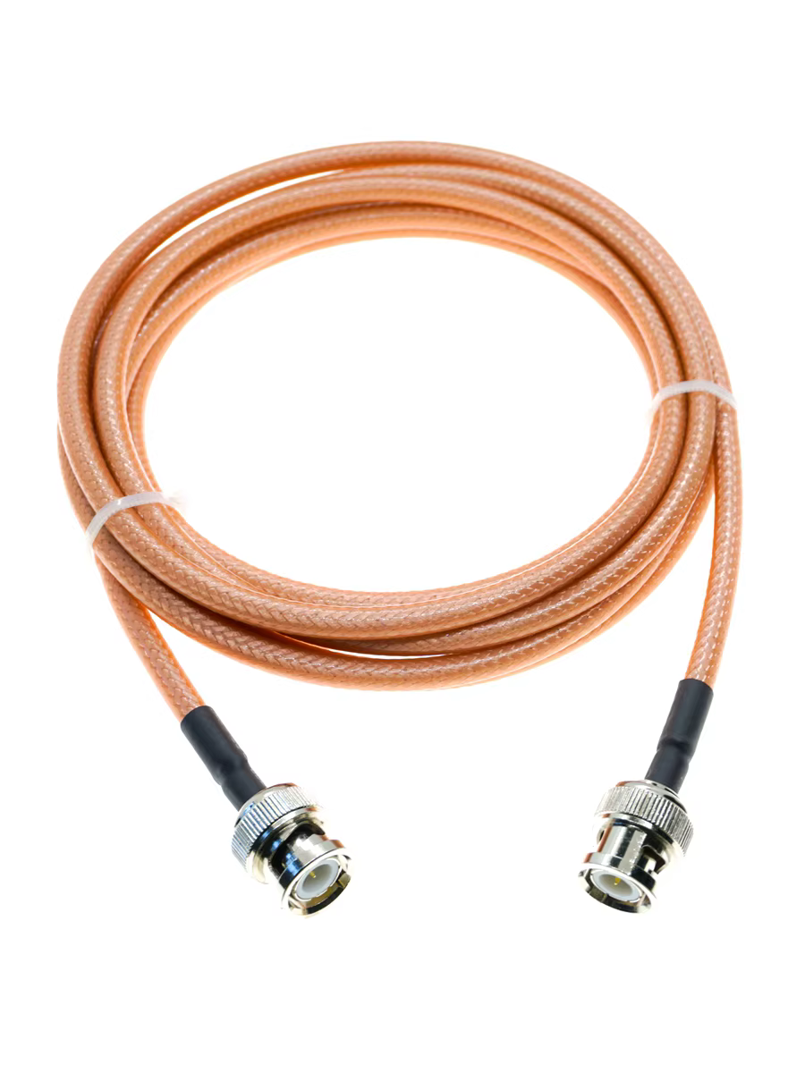 Conector BNC macho coaxial RG400