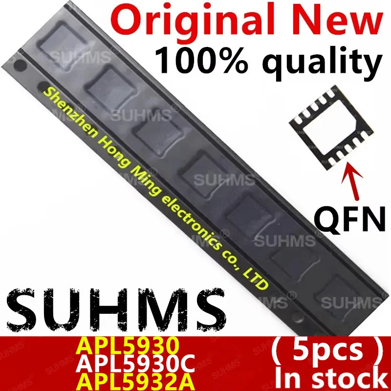 Chip PMIC APL5930 QFN-10 vista superior