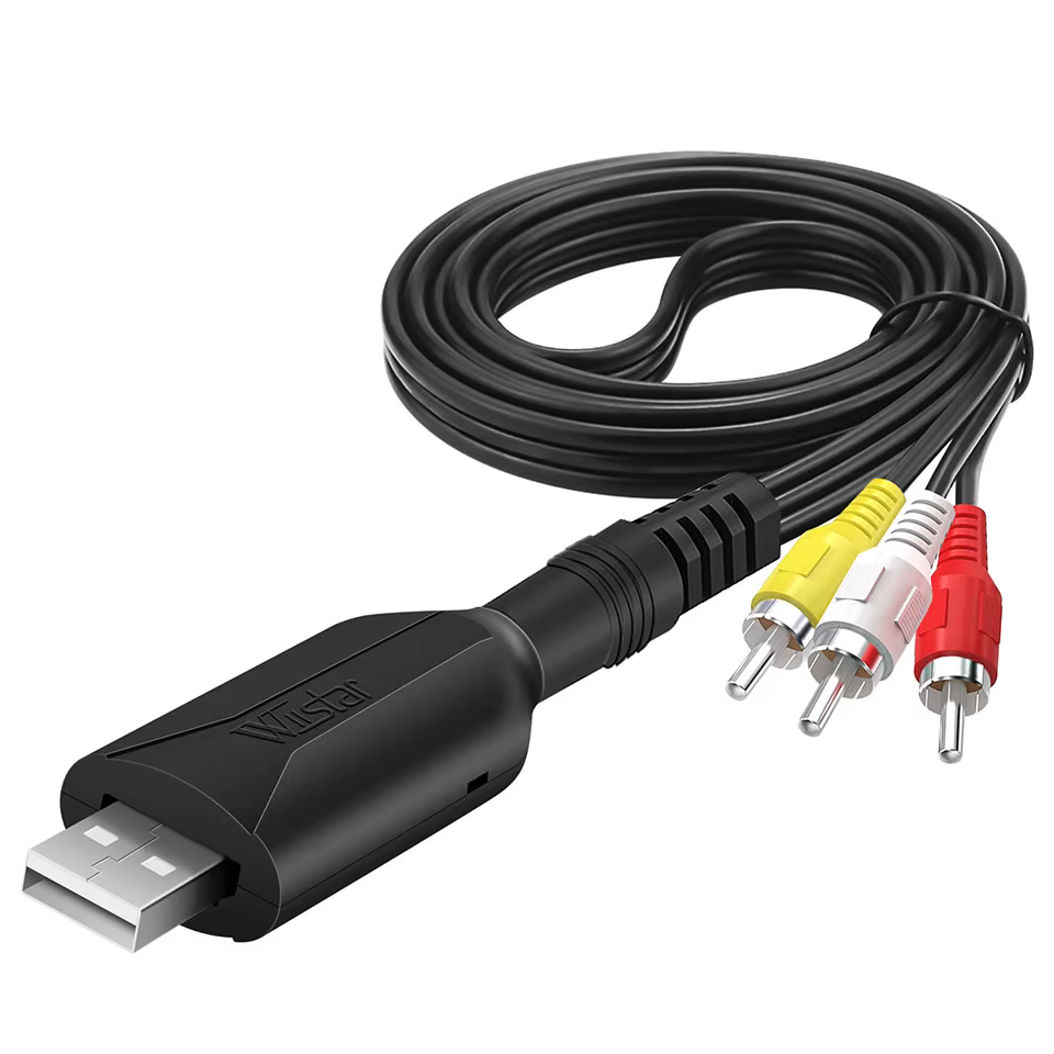 Interfaz y conectores de la tarjeta de captura EasyCap