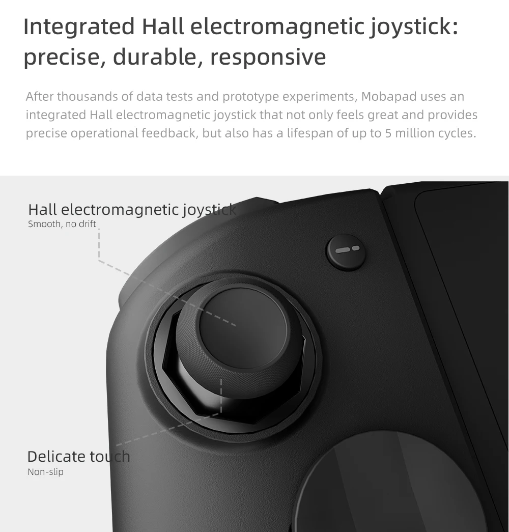 Joystick POM octogonal intercambiable