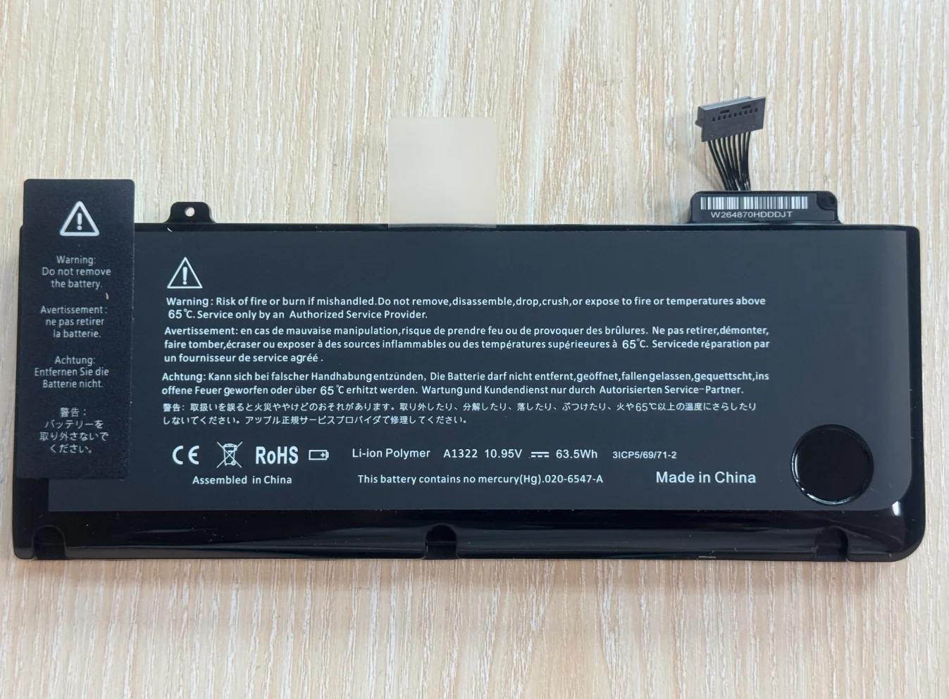 Batería MacBook Pro 13 A1278/A1322 2009-2012 Compatible - imagen 4