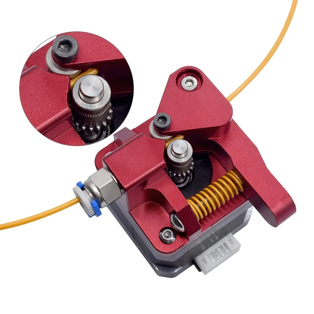 Extrusora de doble engranaje Ender 3 v2 Eje de motor mejorado de 20 mm, compatible con la impresora 3D Ender 3 Pro CR10 Series Unidad de filamento de TPU