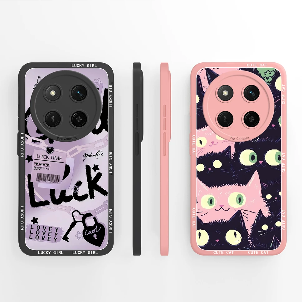 Funda Honor Magic 7 Lite 5G – Ligera Antigolpes Gato Encantador - imagen 5